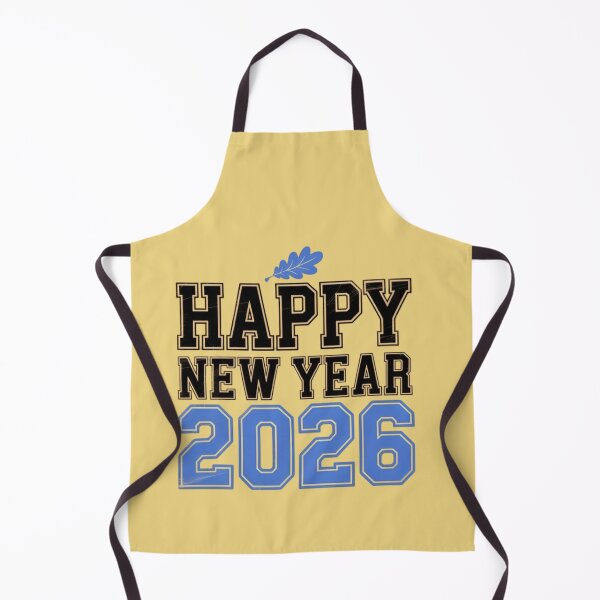 Item preview, Happy New Year 2026 Vintage Varsity T-Shirt - Bold Black Block Lettering designed and sold by ZyxDes.