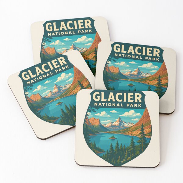 Item preview, Glacier National Park Sticker designed and sold by Gideon Emmerich.