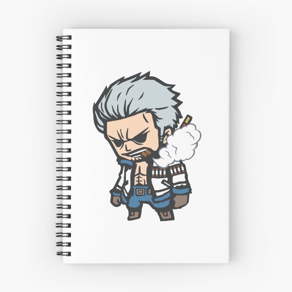 Item preview, vice admiral smoker kawaii sticker onepiece designed and sold by Weelbein9.