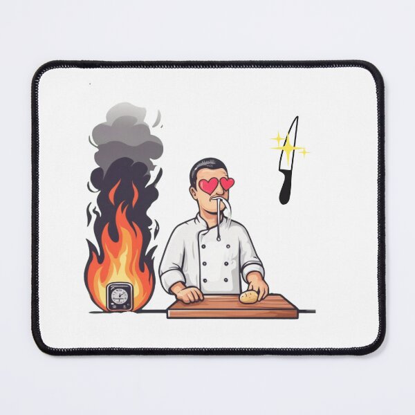 Item preview, chef need knife – easily Distracted by Knives designed and sold by w66aboo.