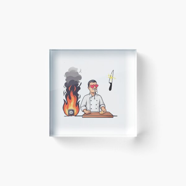Item preview, chef need knife – easily Distracted by Knives designed and sold by w66aboo.