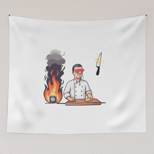 Item preview, chef need knife – easily Distracted by Knives designed and sold by w66aboo.