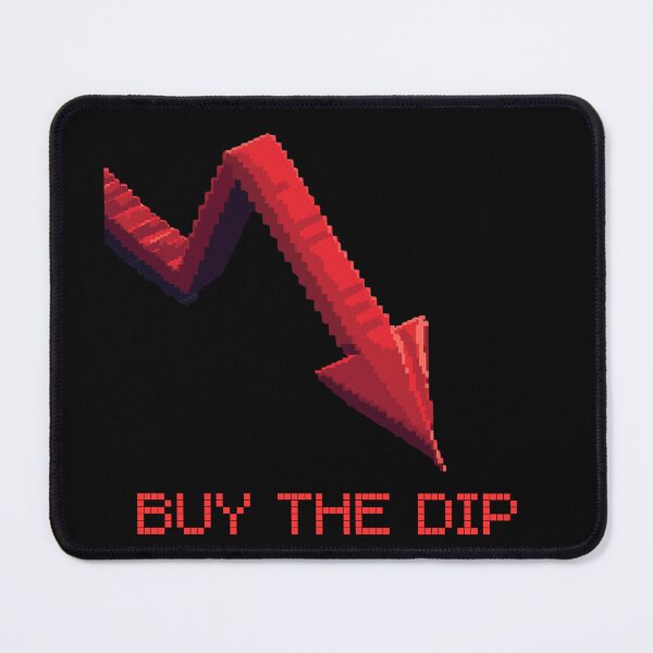 Item preview, Funny Crypto Trader Quote - Buy The Dip Pixel Art Finance Humor designed and sold by JonyDG.