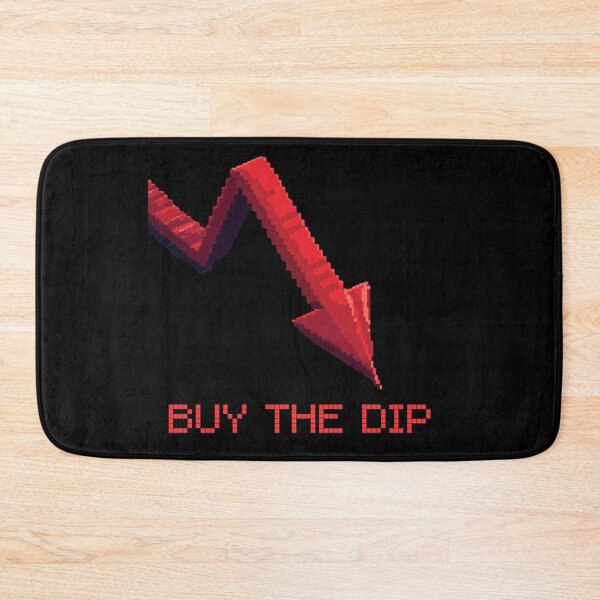 Item preview, Funny Crypto Trader Quote - Buy The Dip Pixel Art Finance Humor designed and sold by JonyDG.