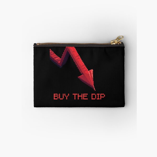 Item preview, Funny Crypto Trader Quote - Buy The Dip Pixel Art Finance Humor designed and sold by JonyDG.