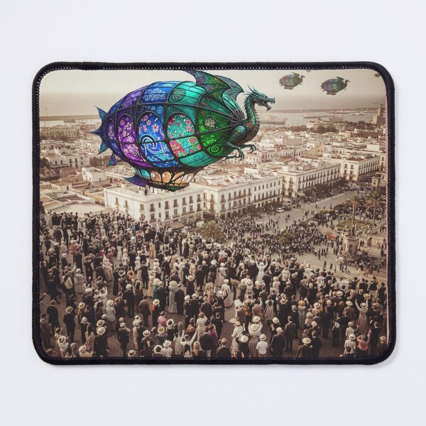Item preview, Historic Art Nouveau Spain Las Palmas de Gran Canaria Triana 1900’s Airship designed and sold by AppliedAtelier.