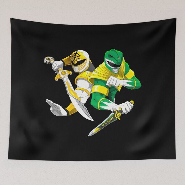 Item preview, Green And White Power Rangers  designed and sold by CallieHane.