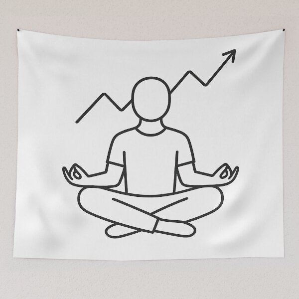 Item preview, Mindset Over Markets Minimal Trader Design designed and sold by techy-rrr.