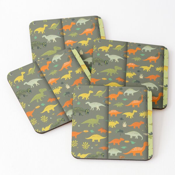 Item preview, Dinosaurs Whimsical Animal Patterns Inspiring Fun Imagination Kids designed and sold by ART ATTACK ZONE.