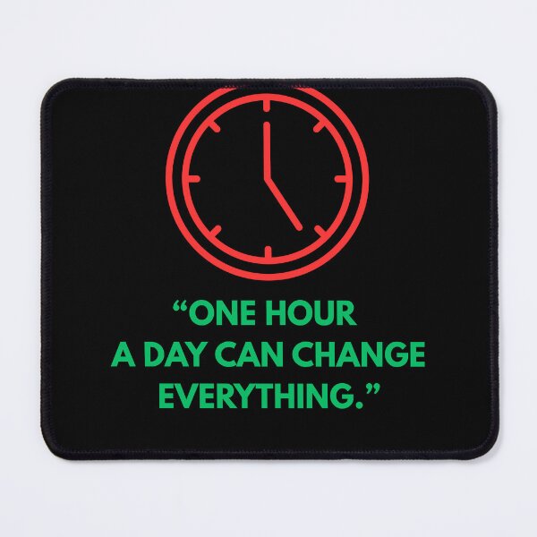 Item preview, One Hour a Day Can Change Everything: Transform Your Life with Small Daily Habits designed and sold by Art Loom.
