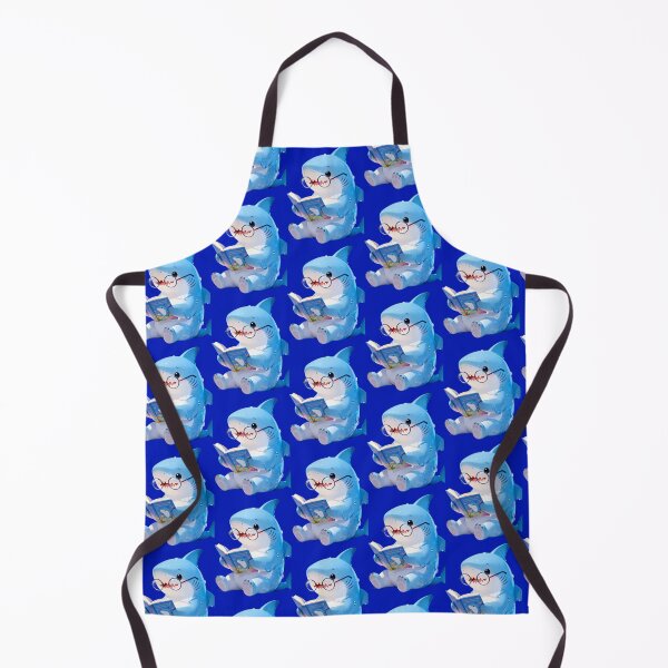 Item preview, Cute Shark Reading a Book - Smart Ocean Animal Illustration designed and sold by RudArtAI.