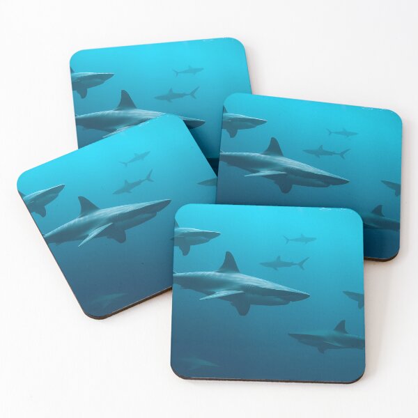 Item preview, Sharks Whimsical Animal Patterns Inspiring Fun Imagination Kids designed and sold by ART ATTACK ZONE.