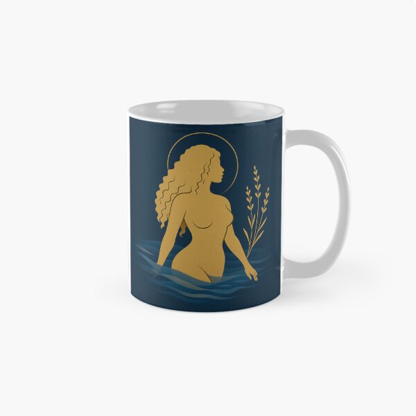 Item preview, “Oxum – Golden Waters Goddess | Minimal Afro-Brazilian Art” designed and sold by GarimpoCosmico.