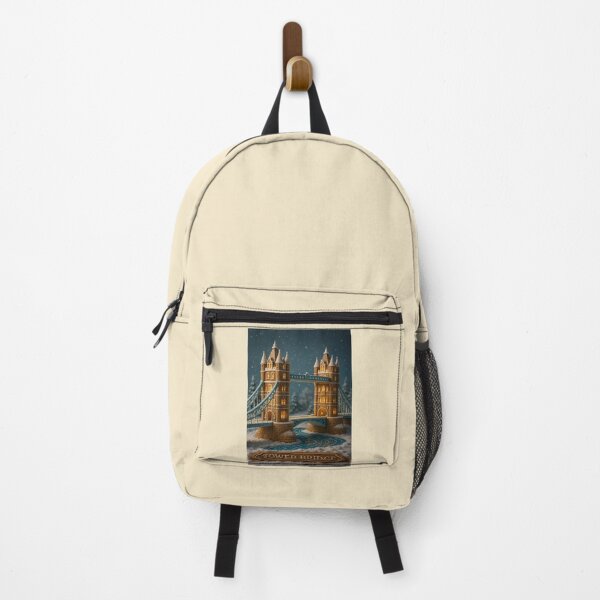 Item preview, Gingerbread Tower Bridge – Enchanted London Christmas Scene designed and sold by Novel Works Studio.