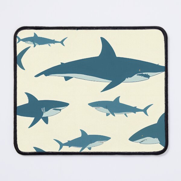 Item preview, Shark Whimsical Animal Patterns Inspiring Fun Imagination Kids designed and sold by ART ATTACK ZONE.