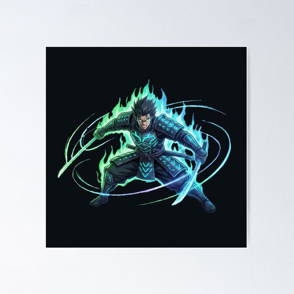 Item preview, Neon Samurai Energy designed and sold by ThroneOfAnime.