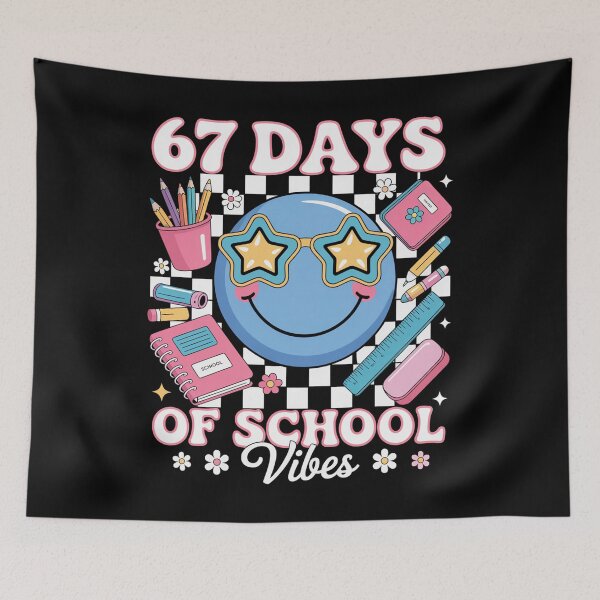 Item preview, 67 Days Of School Vibes 100Th Day Of School   designed and sold by MeowtivationP.