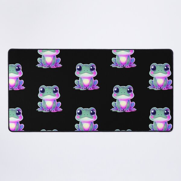 Item preview, Chibi Neon Frog | Little Light Hopper designed and sold by ColorSplash123.