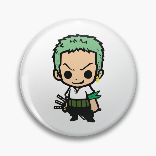Item preview, vice captain zoro kawaii sticker onepiece designed and sold by Weelbein9.