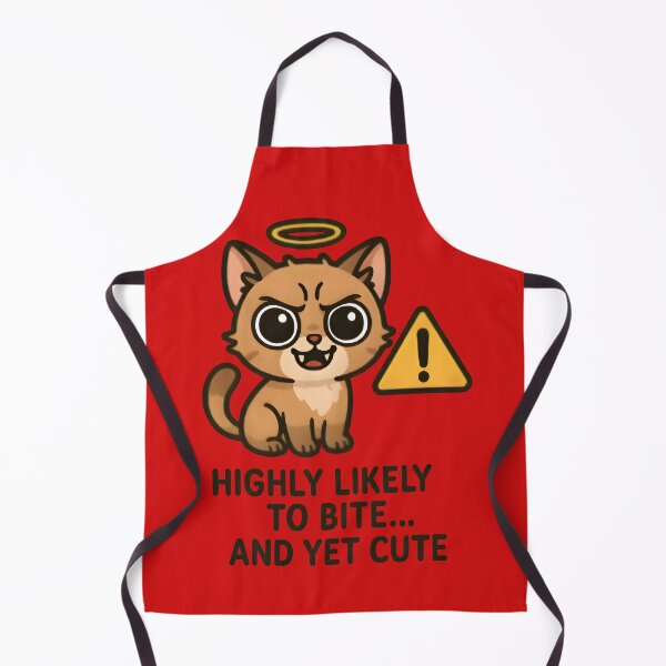 Item preview, Highly Likely to Bite… And Yet Cute – Aurora Demonic Cat” designed and sold by Bettybee00.
