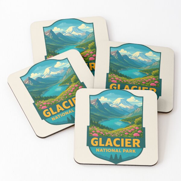 Item preview, Glacier National Park Sticker designed and sold by Gideon Emmerich.