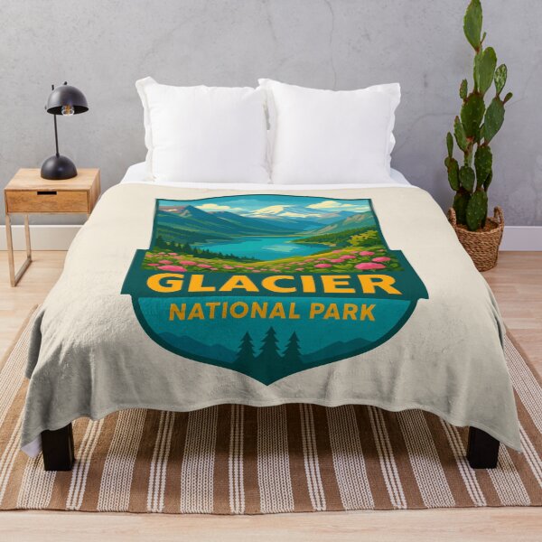 Item preview, Glacier National Park Sticker designed and sold by Gideon Emmerich.
