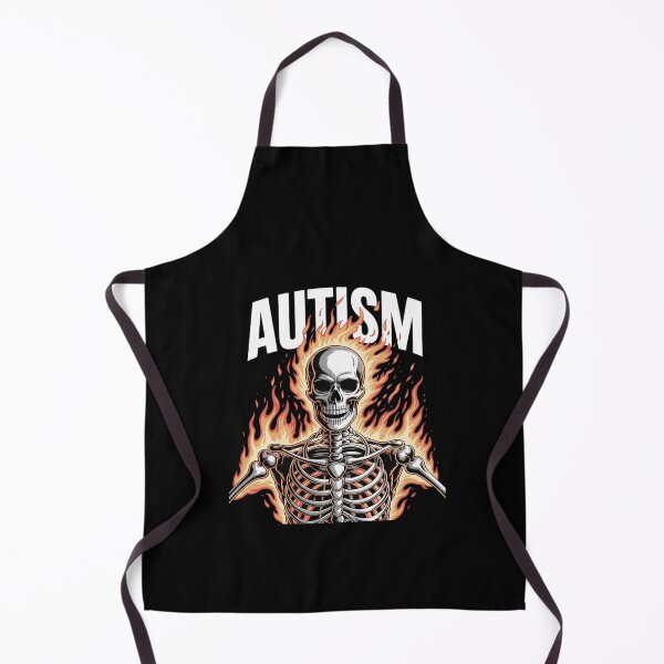 Item preview, Autism Cringe Edgy Hard Skeleton Meme Flames designed and sold by PowAcademy.