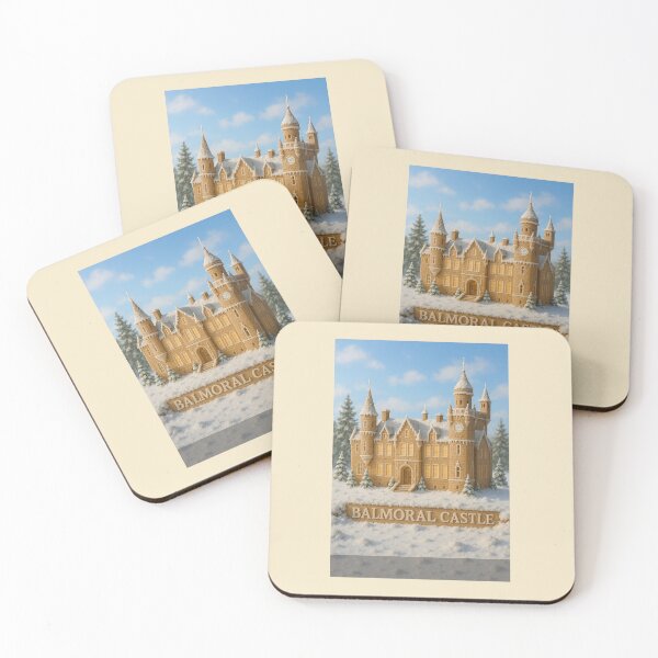 Item preview, Gingerbread Balmoral Castle – Enchanted Christmas Castle  designed and sold by Novel Works Studio.