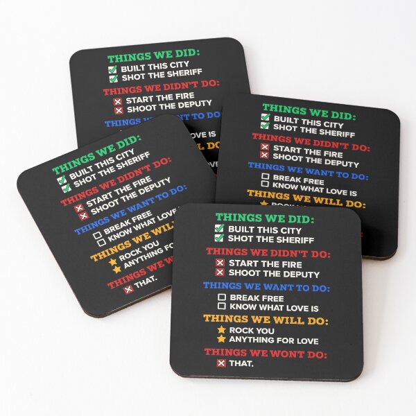 Item preview, Vintage Things We Did Didn't Want Will Won't Do Retro  designed and sold by gear-posters.