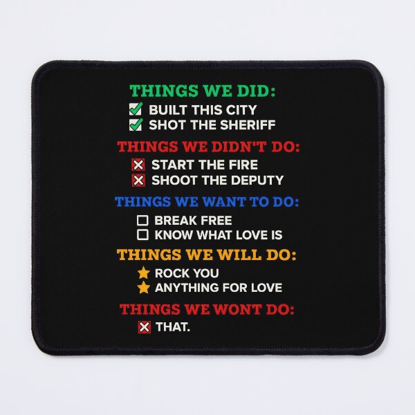 Item preview, Vintage Things We Did Didn't Want Will Won't Do Retro designed and sold by gear-posters.