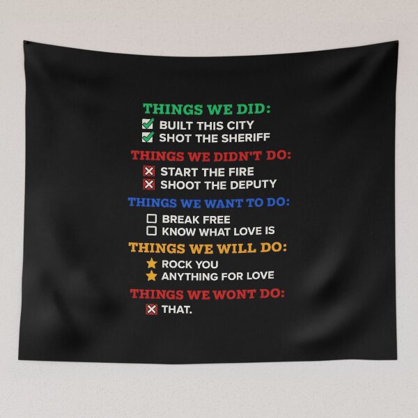 Item preview, Vintage Things We Did Didn't Want Will Won't Do Retro  designed and sold by gear-posters.