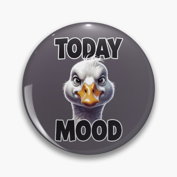 Item preview, Today Goose Mood, Funny Chaotic Animal designed and sold by QuirkySpark.