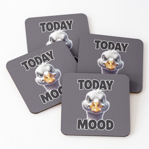 Item preview, Today Goose Mood, Funny Chaotic Animal designed and sold by QuirkySpark.