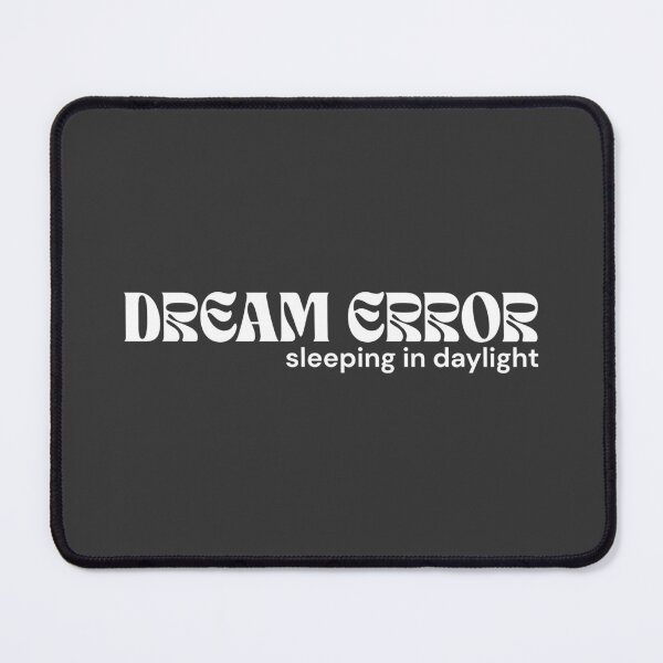 Item preview, DREAM ERROR. Sleeping in Daylight. (White Edition) – Minimalist Text | Surreal Glitch Quote | RETL Style designed and sold by RETL.