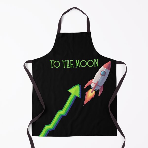 Item preview, Crypto To The Moon - Bull Market Rocket & Green Chart Pixel Art designed and sold by JonyDG.