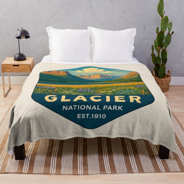 Item preview, Glacier National Park Sticker designed and sold by Gideon Emmerich.