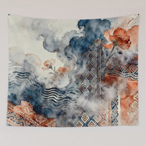 Item preview, Ethereal Indonesian Batik designed and sold by optimusprime39.