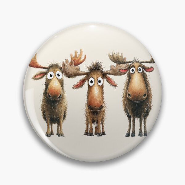 Item preview,  We 3 Moose BY SHiRLeY MacARTHuR designed and sold by Shirley MacArthur Art.
