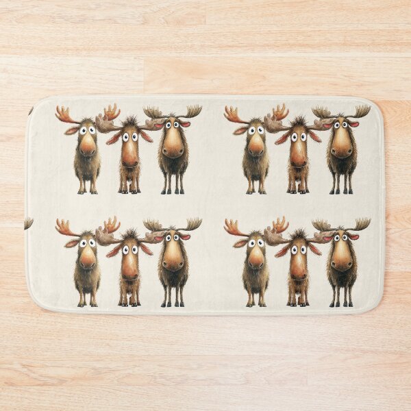 Item preview,  We 3 Moose BY SHiRLeY MacARTHuR designed and sold by Shirley MacArthur Art.