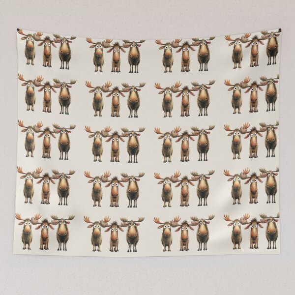 Item preview,  We 3 Moose BY SHiRLeY MacARTHuR designed and sold by Shirley MacArthur Art.