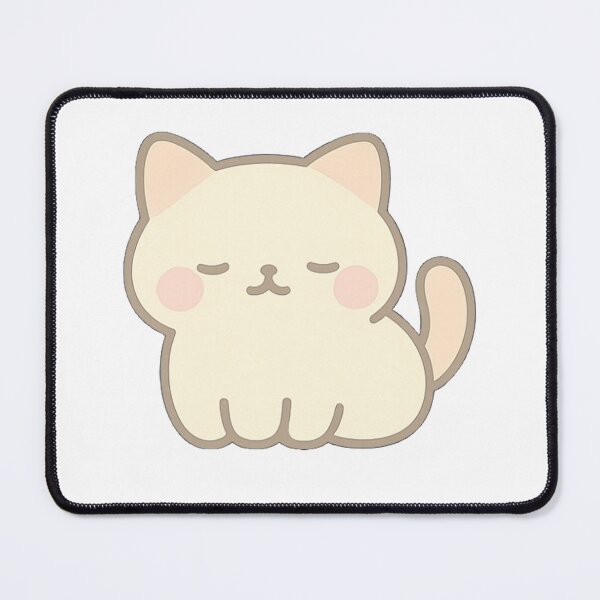 Item preview, Sleepy Soft Kitty Sticker designed and sold by BluesSketchbook.