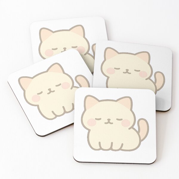 Item preview, Sleepy Soft Kitty Sticker designed and sold by BluesSketchbook.