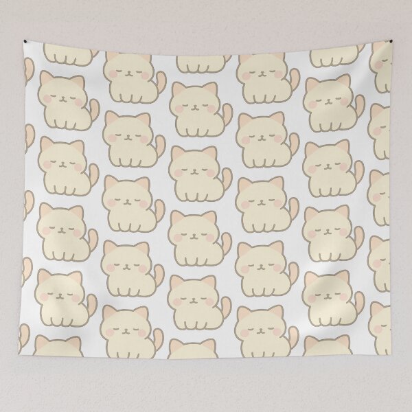 Item preview, Sleepy Soft Kitty Sticker designed and sold by BluesSketchbook.