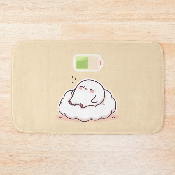 Item preview, Cute Cloud Nap Illustration – Recharge Mode Kawaii Character designed and sold by ABLAT-CREATIONS.