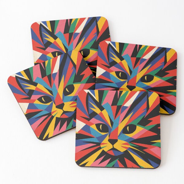 Item preview, Explosive Abstract Cat designed and sold by Nope Cats.
