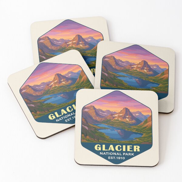 Item preview, Glacier National Park Sticker designed and sold by Gideon Emmerich.