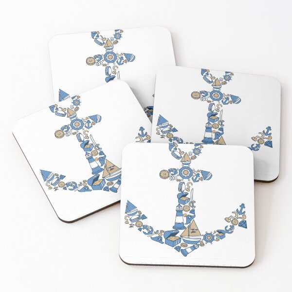 Item preview, TWG Anchor White Letters designed and sold by buycostarica.