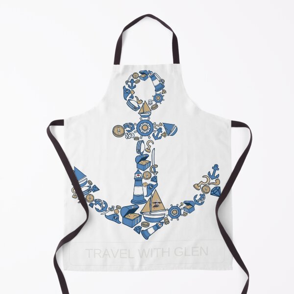 Item preview, TWG Anchor White Letters designed and sold by buycostarica.