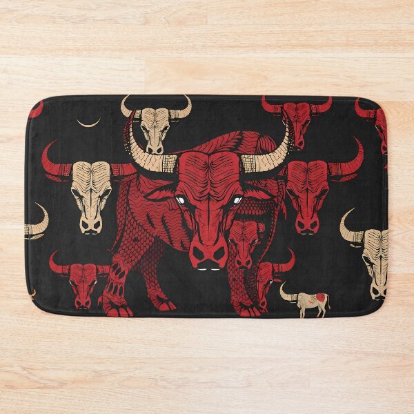 Item preview, Bulls Whimsical Animal Patterns Inspiring Fun Imagination Kids designed and sold by ART ATTACK ZONE.