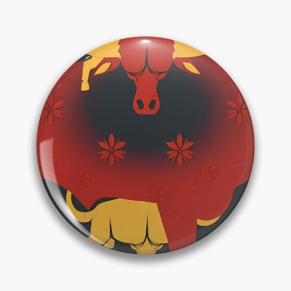 Item preview, Bull Whimsical Animal Patterns Inspiring Fun Imagination Kids designed and sold by ART ATTACK ZONE.